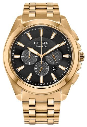 Eco-Drive Chronograph (44mm) Dial / PVD Watch - Citizen - Modalova