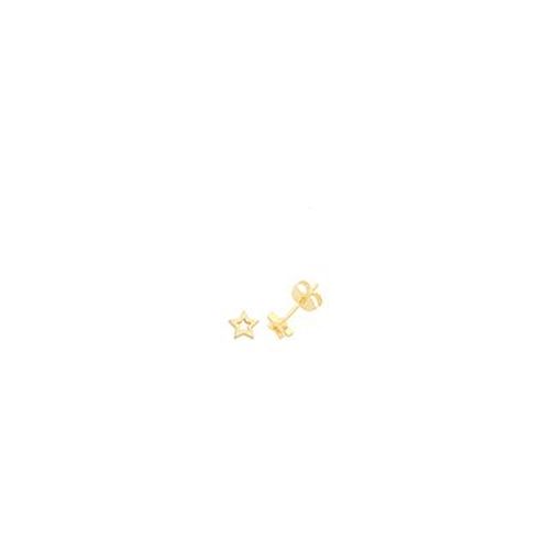 Gold Plated Silver Star Stud Earrings Jewellery - James Moore TH - Modalova