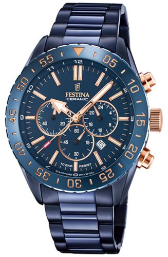 Men's Chronograph | Ceramic Bezel | Watch - Festina - Modalova