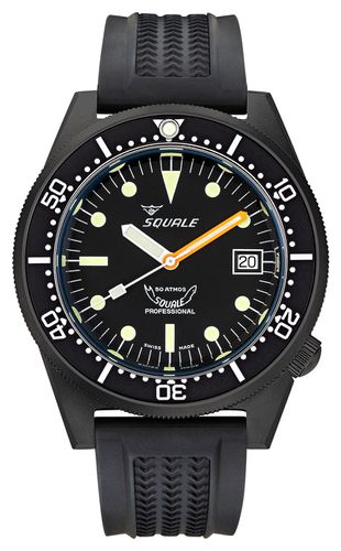 PVD (42mm) Dial / Rubber Strap Watch - Squale - Modalova