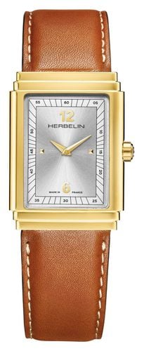 Art Deco (27mm) Dial / Leather Strap Watch - Herbelin - Modalova