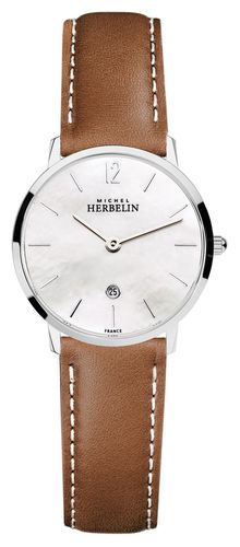 City (30.5mm) Dial / Leather Watch - Herbelin - Modalova