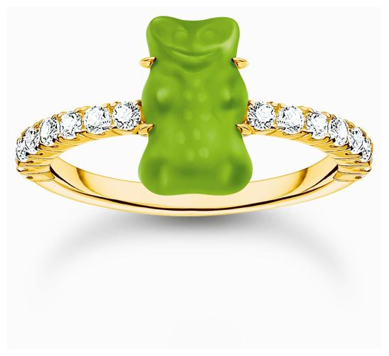 X HARIBO Mini Green Goldbear Zirconia Gold Jewellery - Thomas Sabo - Modalova