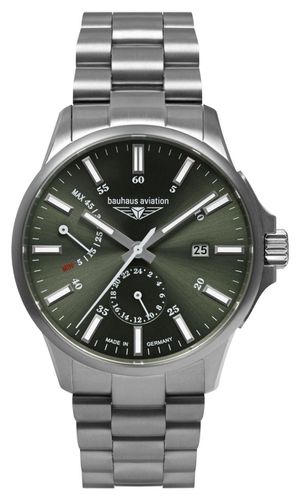 Aviation Titanium Automatic Power-Reserve (42mm) Watch - Bauhaus - Modalova