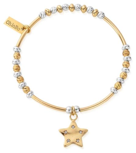 Gold & Silver Sparkle Star Bracelet GMBSBNH3036 Jewellery - ChloBo - Modalova