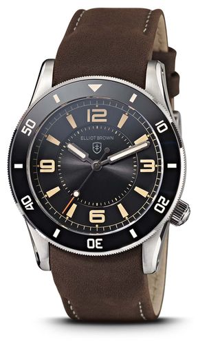 Elliot Bloxworth Heritage Diver Quartz (41mm) Piano Watch - Elliot Brown - Modalova