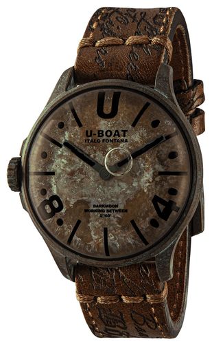 Darkmoon UNICO Bronze PVD (44mm) Aged Dial / Cognac Watch - U-Boat - Modalova