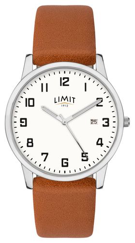 Men's | Case & PU Strap With White Watch - Limit - Modalova