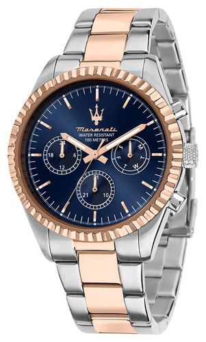 Men's Competizione (43mm) Dial / Two-Tone Watch - Maserati - Modalova