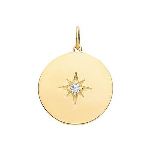 Star Textured Disc Pend Jewellery - James Moore TH - Modalova