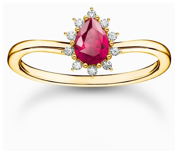 Vintage Romance Curved Ring With Stone Jewellery - Thomas Sabo - Modalova