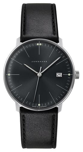 Men's Max Bill Quartz Plain Dial Watch - Junghans - Modalova