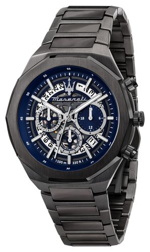 Men's Stile (45mm) Dial / Stainless Watch - Maserati - Modalova