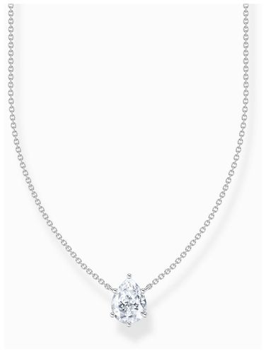 Pear-Cut Zirconia Necklace Jewellery - Thomas Sabo - Modalova