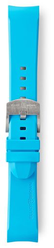 Cyan Rubber Stainless Tongue Buckle 22mm Watch - Elliot Brown - Modalova