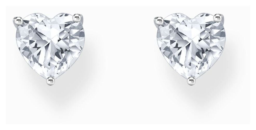 Heart Shape Zirconia Stud Jewellery - Thomas Sabo - Modalova