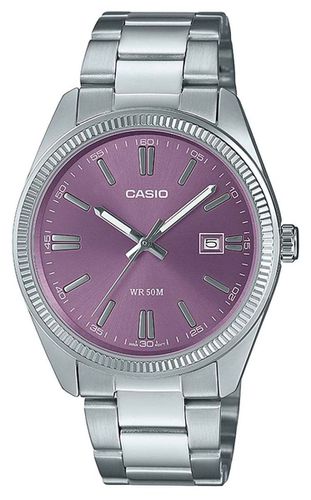 MTP Series Analogue Quartz (38.5mm) Lavender Watch - Casio - Modalova