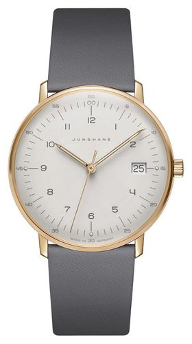 Max Bill Damen Quartz Leather 47/7854.02 Watch - Junghans - Modalova