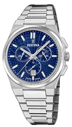 Swiss Made RivÃ© Quartz Chronograph (42.5mm) Watch - Festina - Modalova