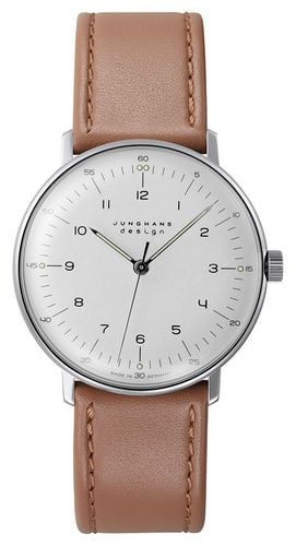 Max Bill Hand-winding White Dial Sapphire Crystal Watch - Junghans - Modalova