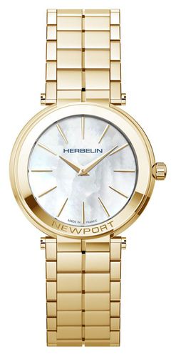 Newport Slim (32mm) Dial / PVD Watch - Herbelin - Modalova