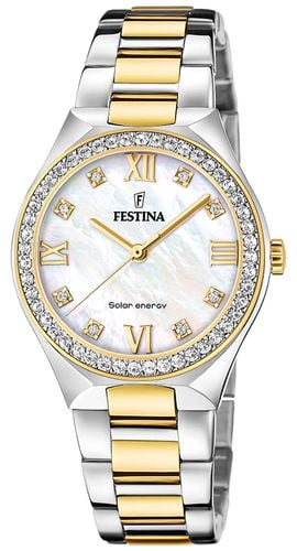 Women's Solar Energy (35mm) Mother-of-Pearl Dial / Watch - Festina - Modalova