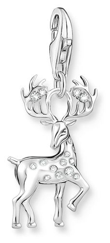 Deer Charm - 925 , Stones Jewellery - Thomas Sabo - Modalova