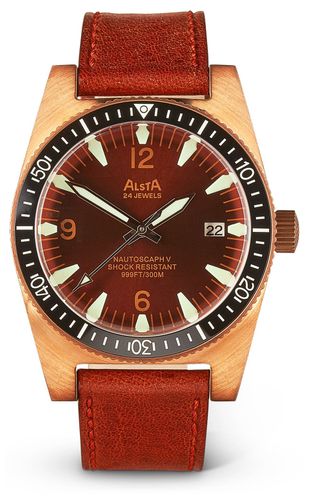 Nautoscaph V Bronze Porcelana Automatic (40mm) Watch - Alsta - Modalova