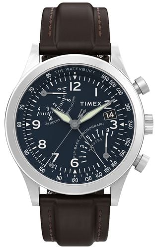 Waterbury Traditional Fly-Back Chronograph (42mm) Watch - Timex - Modalova