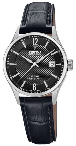 Women's Swiss Made | Leather Strap | Watch - Festina - Modalova