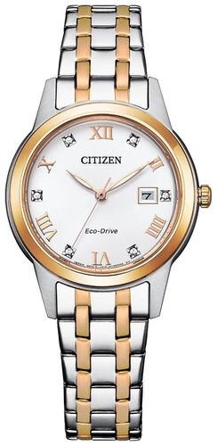 Women's Silhouette Crystal | Dial | Two-Tone Watch - Citizen - Modalova