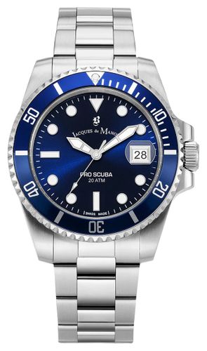 Pro Scuba (43mm) Dial / Stainless Watch - Jacques Du Manoir - Modalova