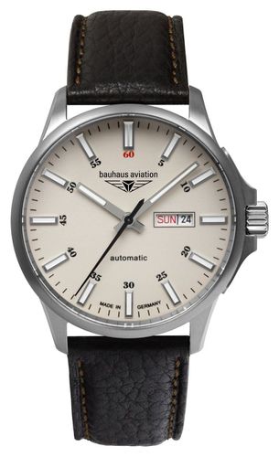 Aviation Titanium Day-Date Automatic (42mm) Watch - Bauhaus - Modalova