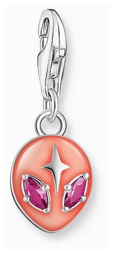 Alien Charm Pendant with Red Cold Enamel and Red Jewellery - Thomas Sabo - Modalova