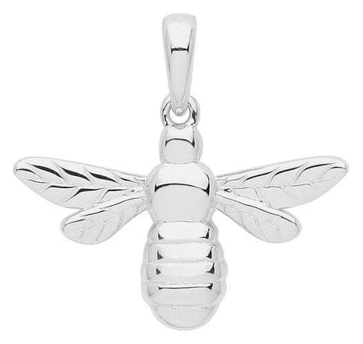 Silver Rhodium Plated Bee Pendant G61057 Jewellery - James Moore TH - Modalova