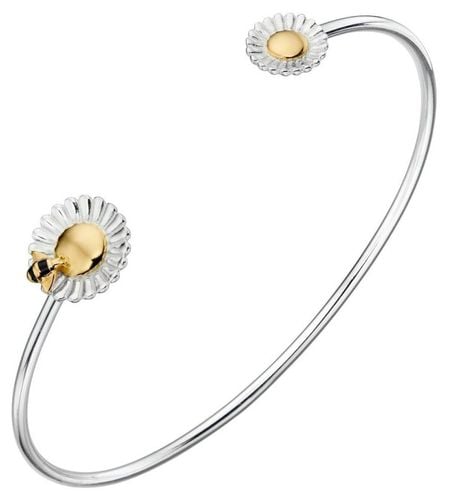 Silver / Bee Daisy Bangle B5220 Jewellery - Elements Silver - Modalova