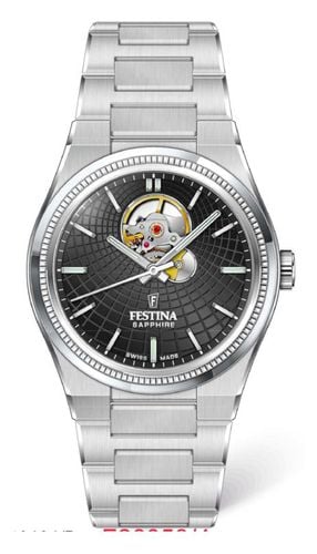 Swiss Made RivÃ© Open Heart Automatic (40mm) Watch - Festina - Modalova