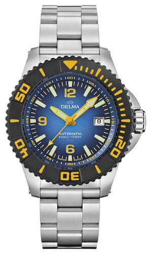 SHARK III AZORES Dial Black DLC Bezel 54701. Watch - Delma - Modalova