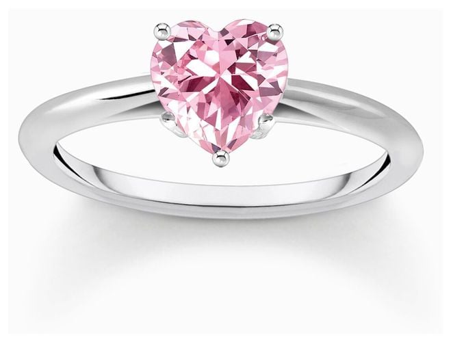 Heart Cut Zirconia Ring Jewellery - Thomas Sabo - Modalova