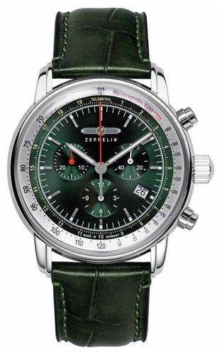 Men's LZ 14 Marine (42mm) Chronograph Dial / Watch - Zeppelin - Modalova