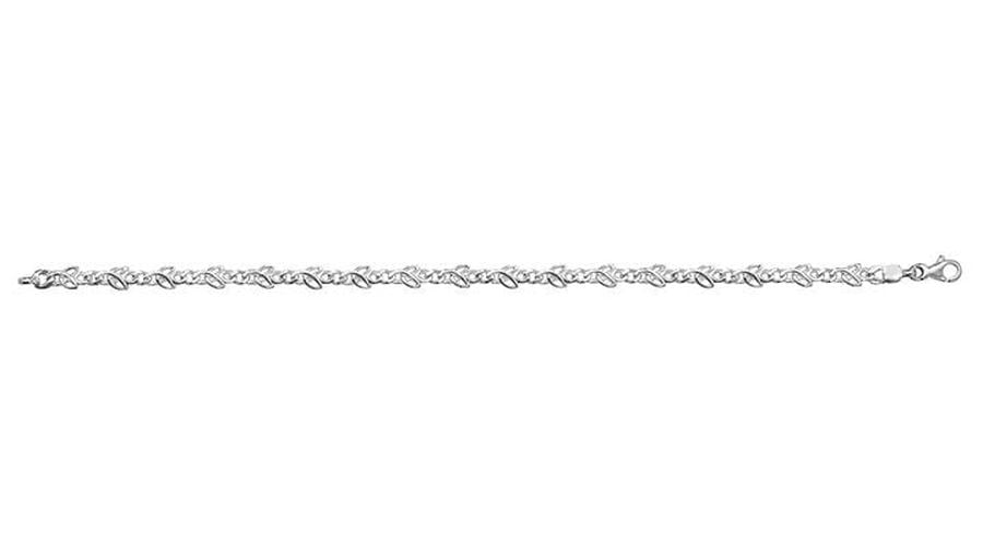 Silver Small Celtic Link Bracelet G2634 Jewellery - James Moore TH - Modalova