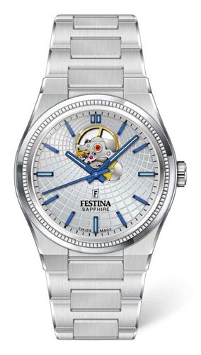 Swiss Made RivÃ© Open Heart Automatic (40mm) Watch - Festina - Modalova