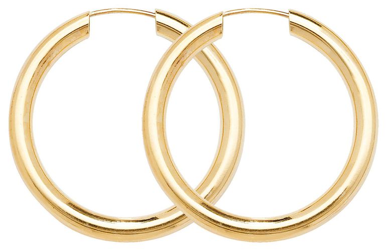 Mm Tube Sleeper Hoop Jewellery - James Moore TH - Modalova