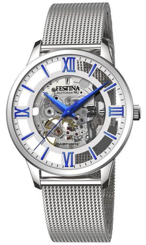 Men's Automatic | Steel Mesh Bracelet | Watch - Festina - Modalova