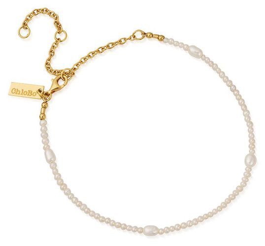 Tale of Tide Anklet Pearl Gold-Plated Sterling Silver Jewellery - ChloBo - Modalova