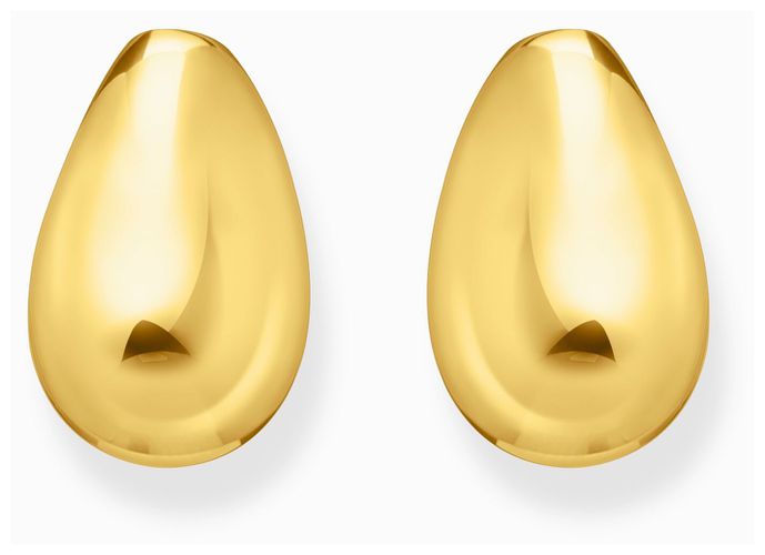 Drop Shape Stud Earrings Gold-Plated Sterling Jewellery - Thomas Sabo - Modalova