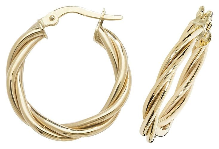 Mm Hoop Earrings ER1006-10 Jewellery - James Moore TH - Modalova