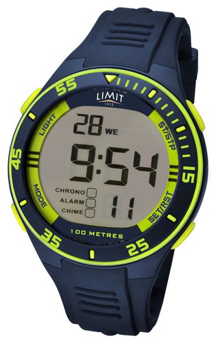 Men's Navy Strap Digital Dial 5574.66 Watch - Limit - Modalova