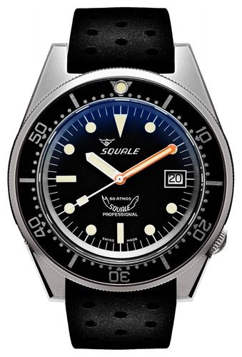 Blasted (42mm) Dial / Silicone Watch - Squale - Modalova