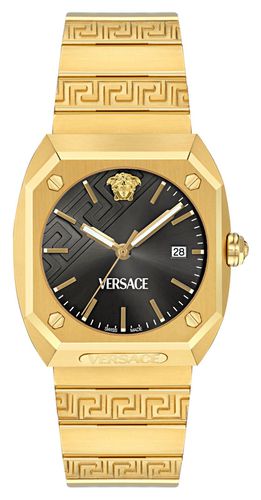 ANTARES (41.5mm) Dial / -Tone Stainless Watch - Versace - Modalova